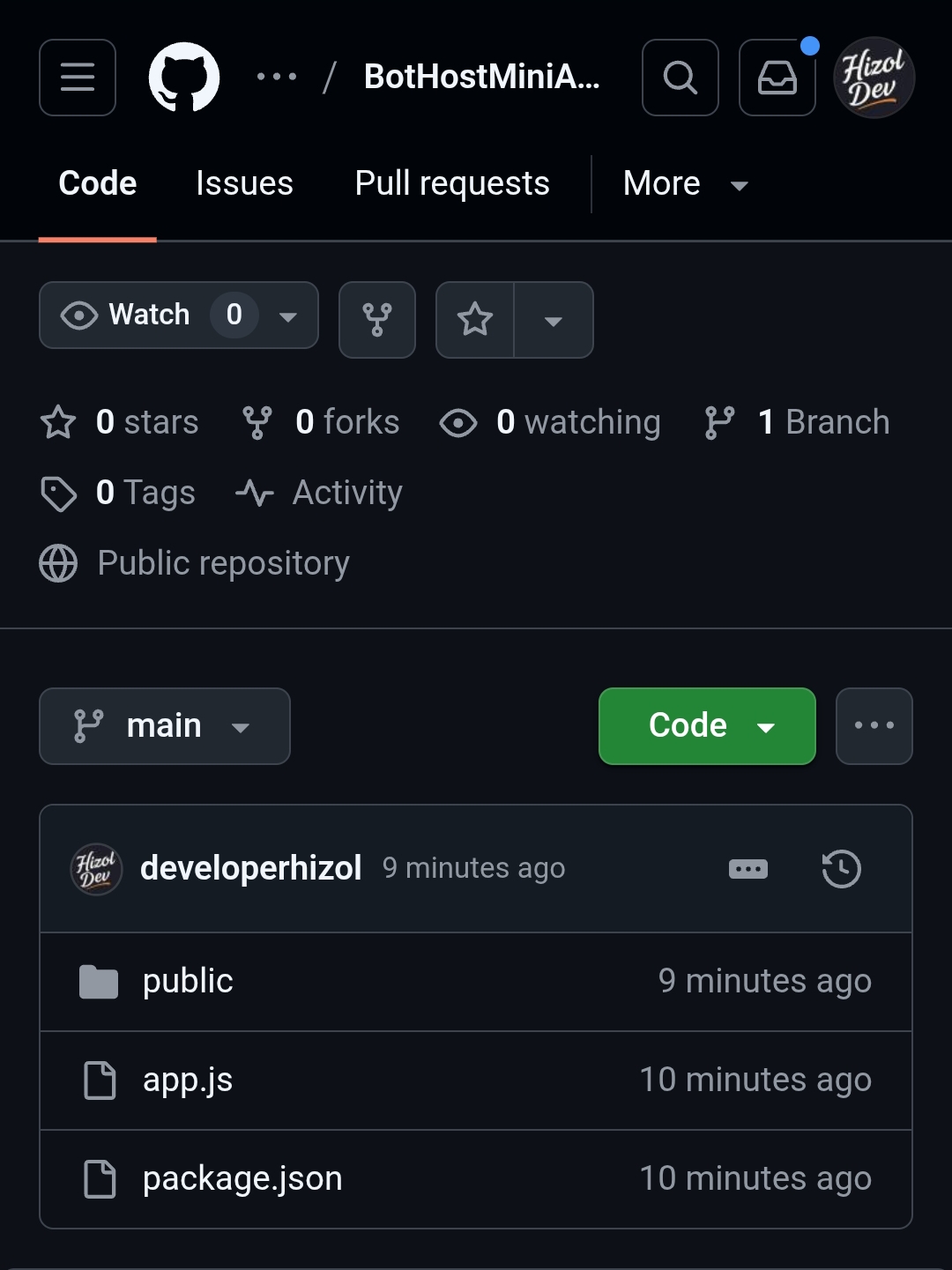 Загрузка файлов на GitHub